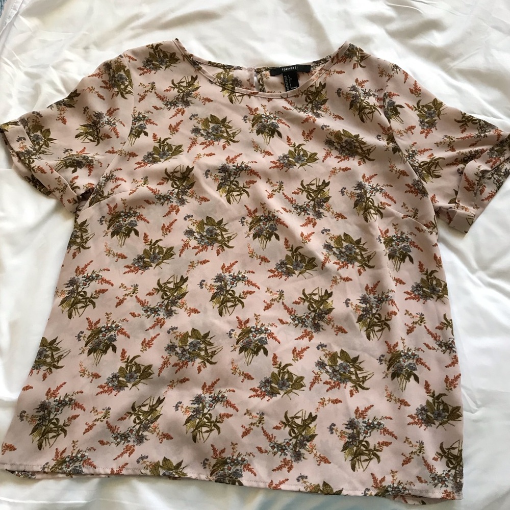 Floral forever 21 top
